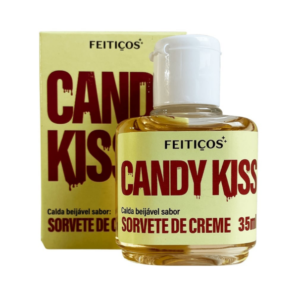 Candy kiss Calda beijável para sexo oral Sabor Sorvete de Creme - Feitiços aromáticos 35ml