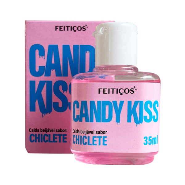 Candy kiss Calda beijável para sexo oral Sabor Chiclete - Feitiços aromáticos 35ml