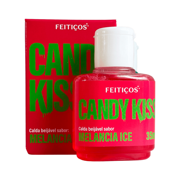 Calda Beijável melancia ice para Sexo Oral - Feitiços Aromáticos Candy Kiss | 35ml