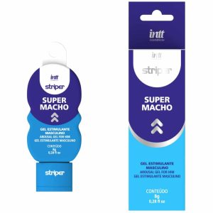 Gel estimulante masculino com efeito potencializador - intt cosméticos striper super macho | 8g