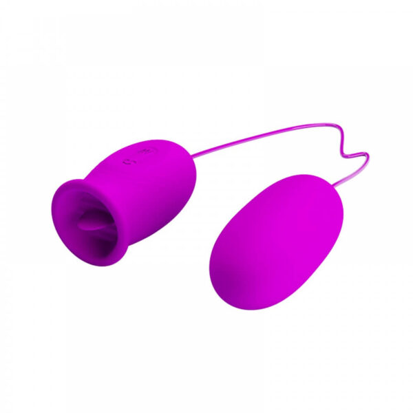 Vibrador Massageador de Ponto G e Clitóris Daisy Roxo - Pretty Love - Image 2