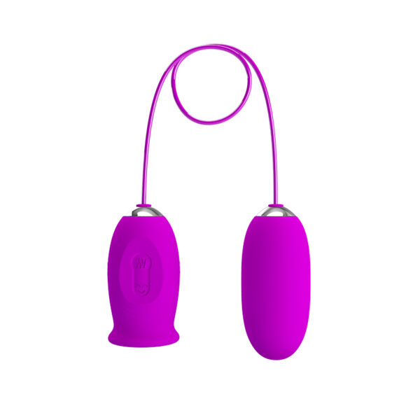 Vibrador Massageador de Ponto G e Clitóris Daisy Roxo - Pretty Love - Image 6