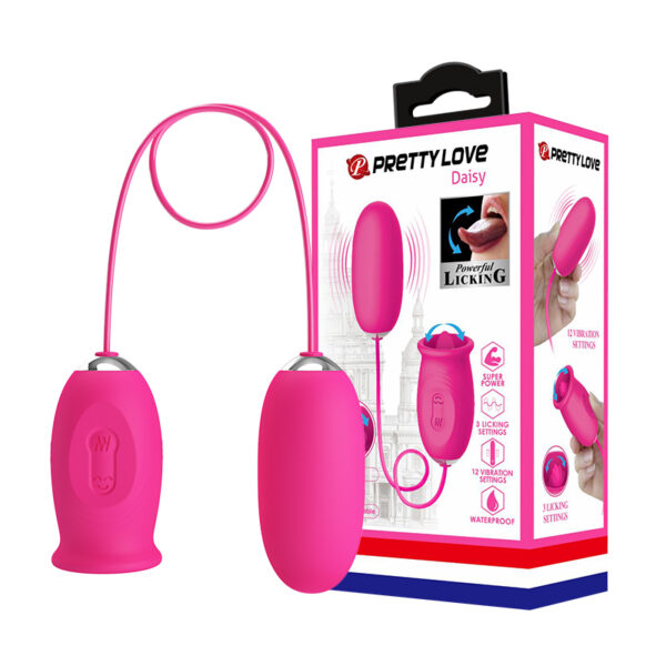 Vibrador Massageador de Ponto G e Clitóris Daisy - Pretty Love