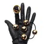 Less Bolinha tailandesa Dourado G metalizada hard - Imagem 4