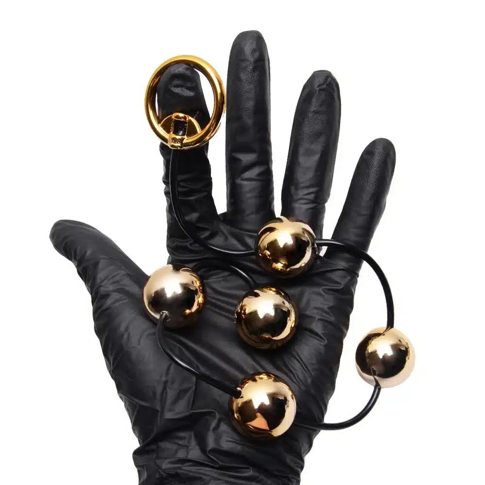 Less Bolinha tailandesa Dourado G metalizada hard  Imagem 4
