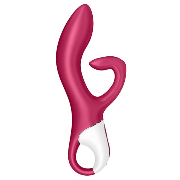 Satisfyer embrace me vermelho Vibrador estimulador de clitóris e ponto g com motor duplo 12 modos de vibrações potentes - Image 3