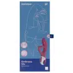Satisfyer embrace me vermelho Vibrador estimulador de clitóris e ponto g com motor duplo 12 modos de vibrações potentes - Imagem 6