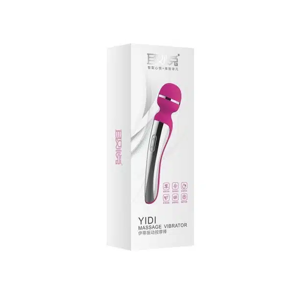 Yidi - vibrador de varinha recarregável em silicone soft 21cm - Imagem 5