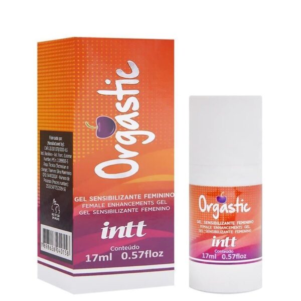 Intt orgastic - Gel excitante feminino com ação de calor e vibração 17 ml