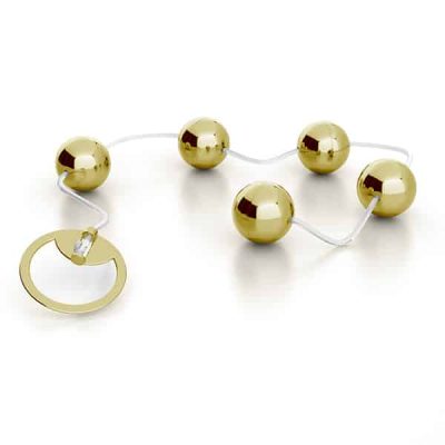 Bolinha Tailandesa HARD METAL Dourada - Adao e Eva 3 15177062771 ac114 01