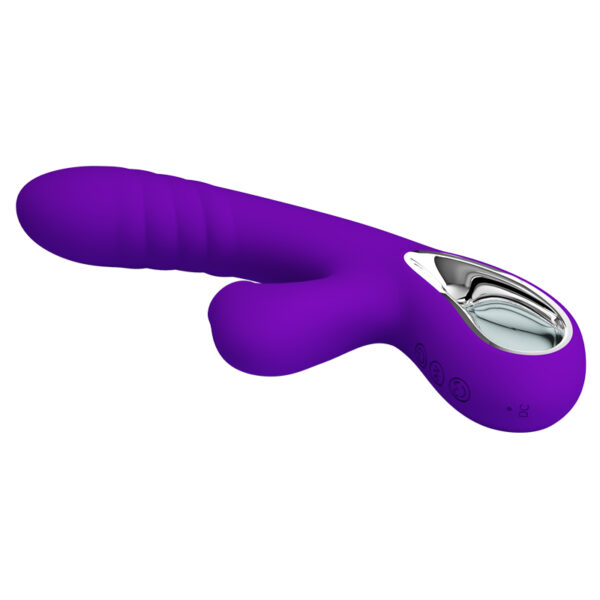 Pretty love Jersey - Vibrador de ponto g com 12 modos de vibração e estimulador clitoriano com 4 modos de pulsação - Image 2