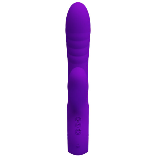 Pretty love Jersey - Vibrador de ponto g com 12 modos de vibração e estimulador clitoriano com 4 modos de pulsação - Image 4