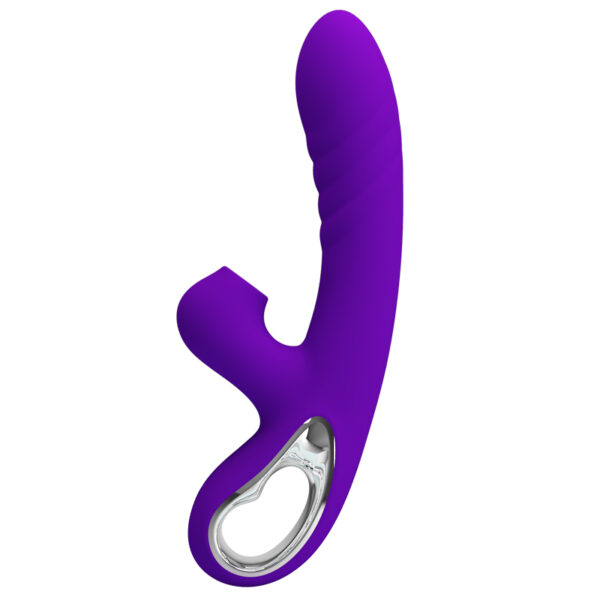 Pretty love Jersey - Vibrador de ponto g com 12 modos de vibração e estimulador clitoriano com 4 modos de pulsação - Image 5