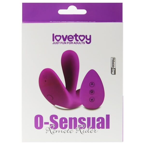 Lovetoy 0 - Sensual remote rider - Vibrador estimulador de ponto g e clitóris 11 modos de vibração com controle sem fio - Image 8