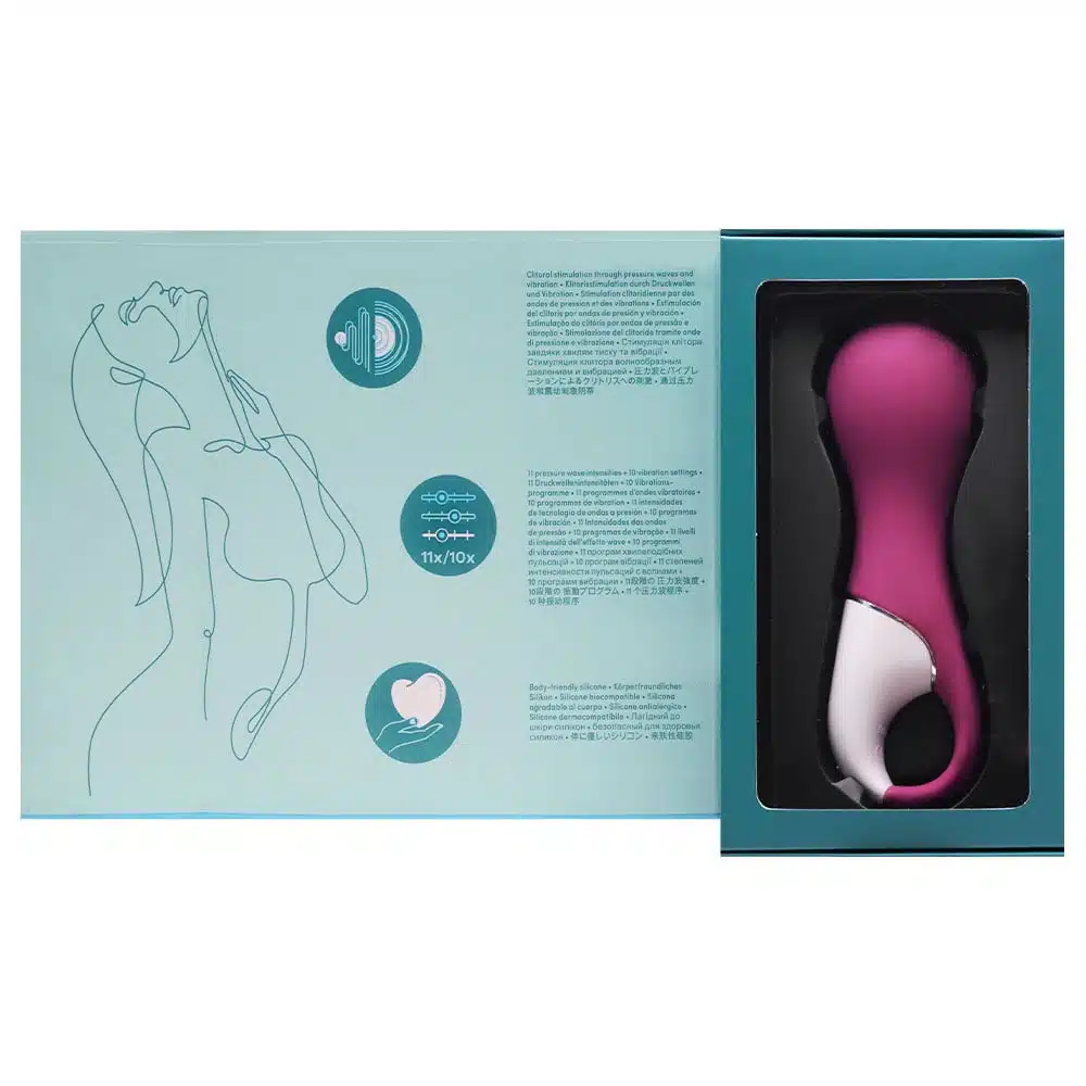 Estimulador Clitoriano Com 11 Intensidades De Sucção e Vibração  Satisfyer Lucky Libra  Imagem 6