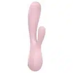 Satisfyer mono flex - Estimulador clitoriano e de ponto g feito em silicone flexível e controle via aplicativo | Rosa - Imagem 2
