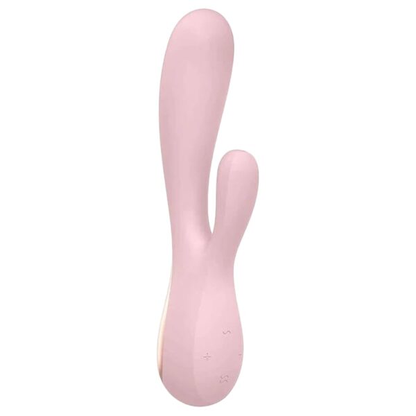 Satisfyer mono flex - Estimulador clitoriano e de ponto g feito em silicone flexível e controle via aplicativo | Rosa - Image 2