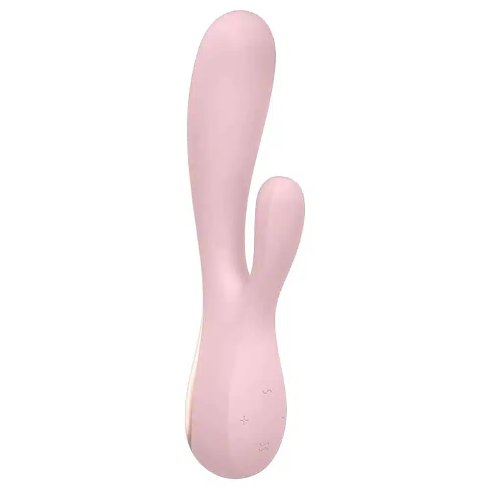 Satisfyer mono flex  Estimulador clitoriano e de ponto g feito em silicone flexível e controle via aplicativo | Rosa  Imagem 2