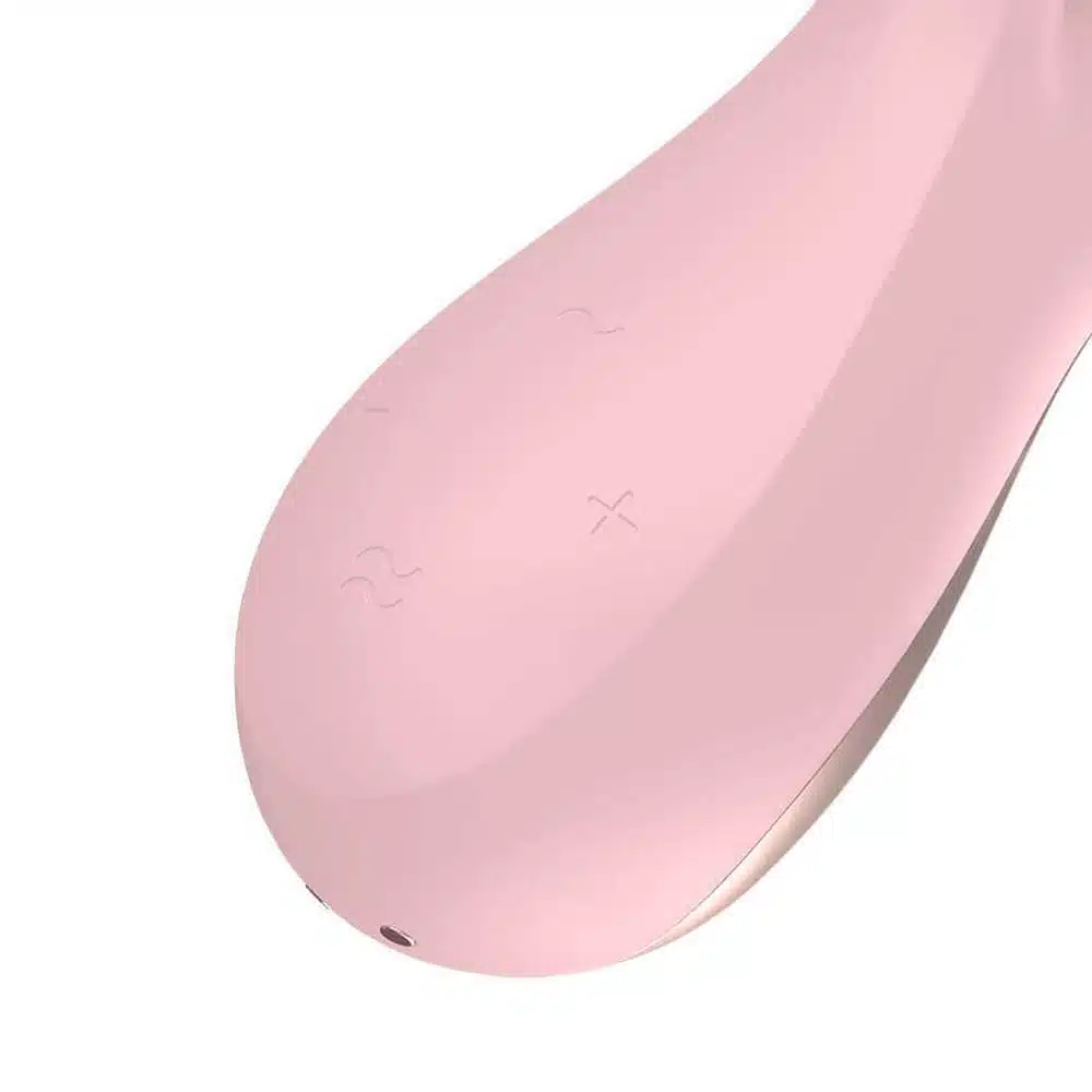 Satisfyer mono flex  Estimulador clitoriano e de ponto g feito em silicone flexível e controle via aplicativo | Rosa  Imagem 3
