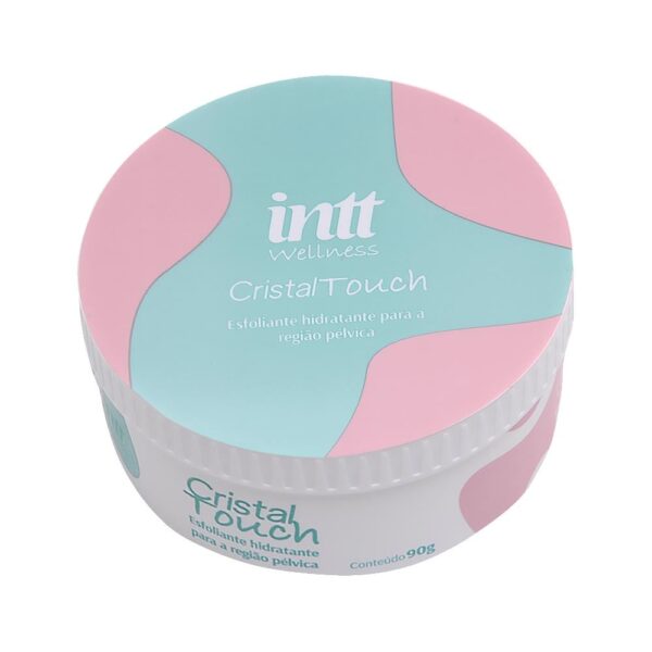 Cristal touch esfoliante pélvico e hidratante corporal 90g intt wellness - Image 2