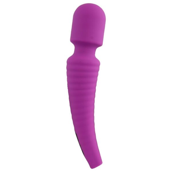 S-hande star - Vibrador massageador recarregável com 9 modos de vibração - 20 x 4 cm | cor: Roxo - Image 2