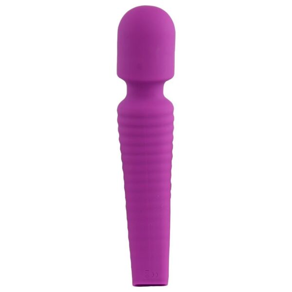 S-hande star - Vibrador massageador recarregável com 9 modos de vibração - 20 x 4 cm | cor: Roxo - Image 3