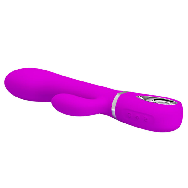 Pretty love ternence - Vibrador rotativo com estimulador de clítoris, recarregável em silicone com 4 modos de rotação - Image 4