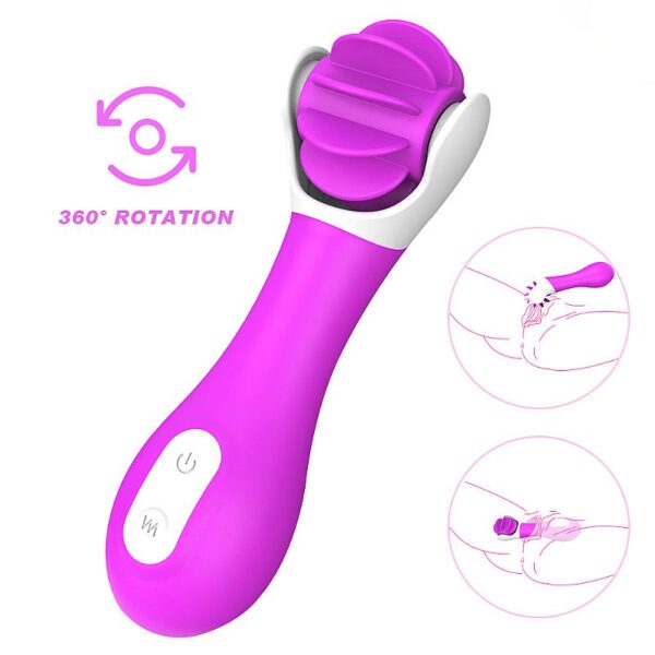 Vibrador Estimulador de Clitóris Recarregável Hunter – Roxo - Image 3