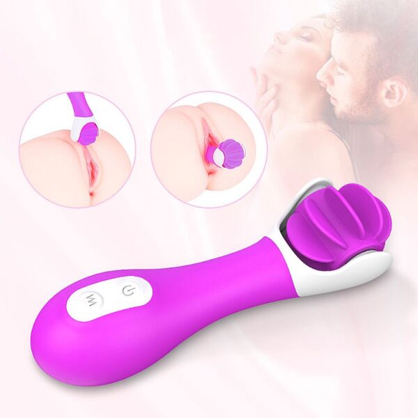 Vibrador Estimulador de Clitóris Recarregável Hunter – Roxo - Image 2