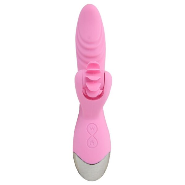 Dibe sex massager - Vibrador estimulador de ponto g e clítoris com efeito simulador de sexo oral com línguas giratóri - Image 3