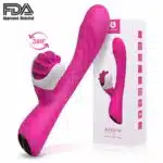 vibrador ponto g recarregável com 9 modos de vibração e língua estimuladora - Nymph - Imagem 6