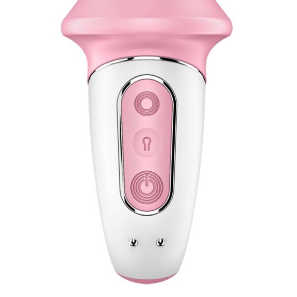 Satisfyer Air pump booty 5+ Vibrador inflável controlado por app inteligente - Rosa - Image 2