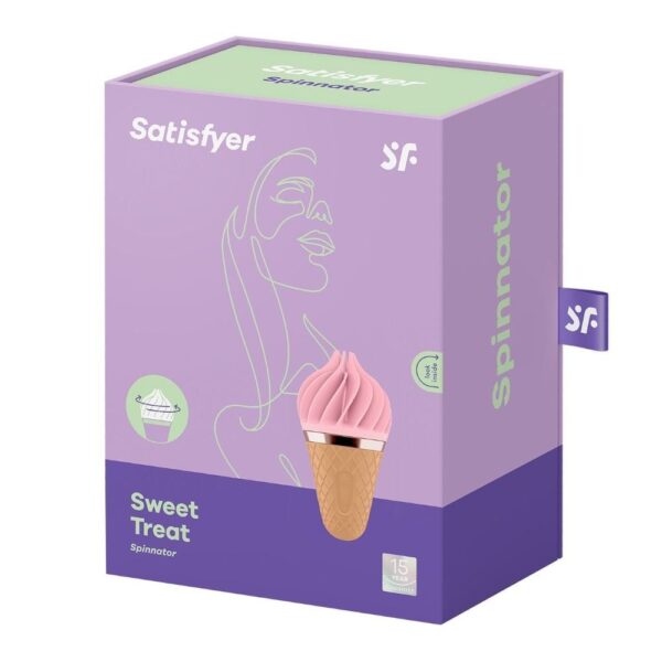 Estimulador clitoriano com 5 modos de vibração - Satisfyer sweet treat lay-on - Image 8