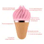Estimulador clitoriano com 5 modos de vibração - Satisfyer sweet treat lay-on - Imagem 4