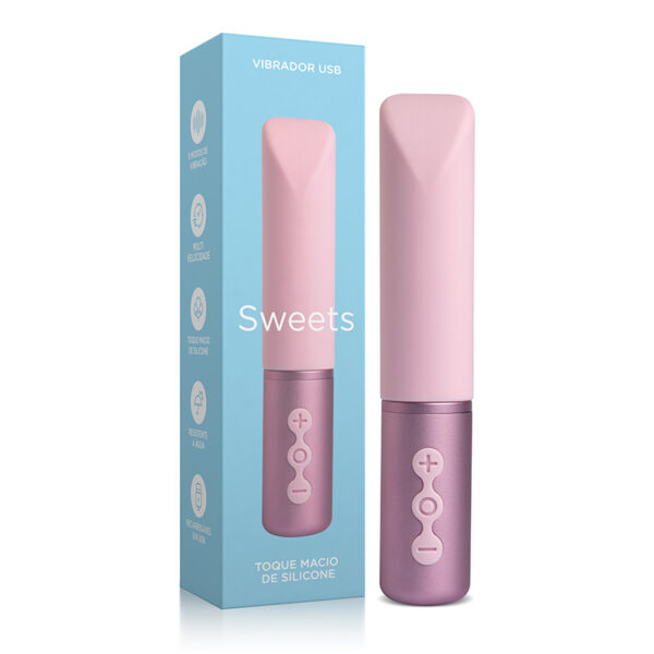 Vibrador estimulador de ponto g recarregável com 5 modos de vibração - Sweets 1 - Image 2