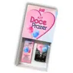 Kit doce prazer com gel beijável com sabor de algodão doce e gel eletrizante unissex - intt cosméticos - Imagem 2