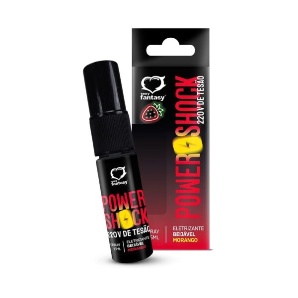 Power shock  Spray eletrizante beijável com sabor - Sexy fantasy 15 ml - Image 2