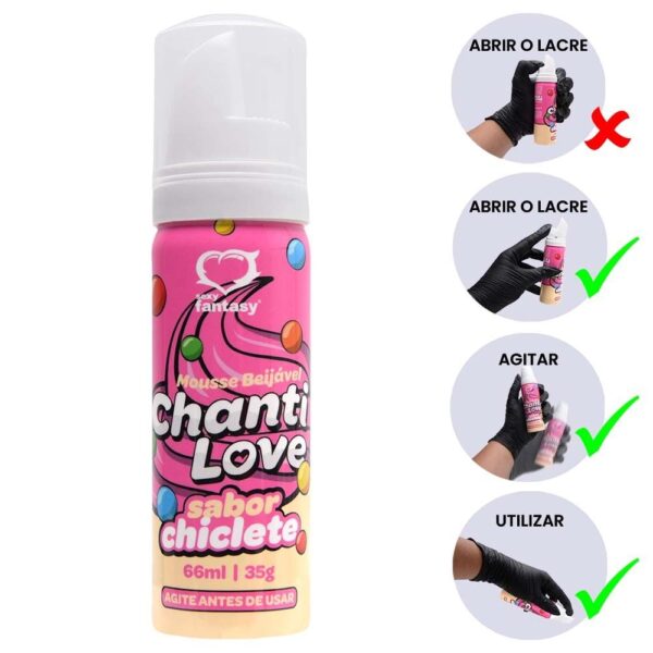 Mousse corporal beijável - chanti love | 66 ml - Image 8