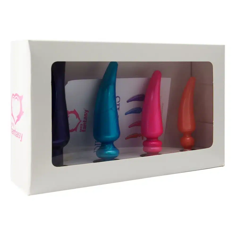 Dilatadores anais  kit de 4 dilatadores anais com cores e tamanhos diferentes feito em laprene gelfex  Sexy fantasy  Imagem 2