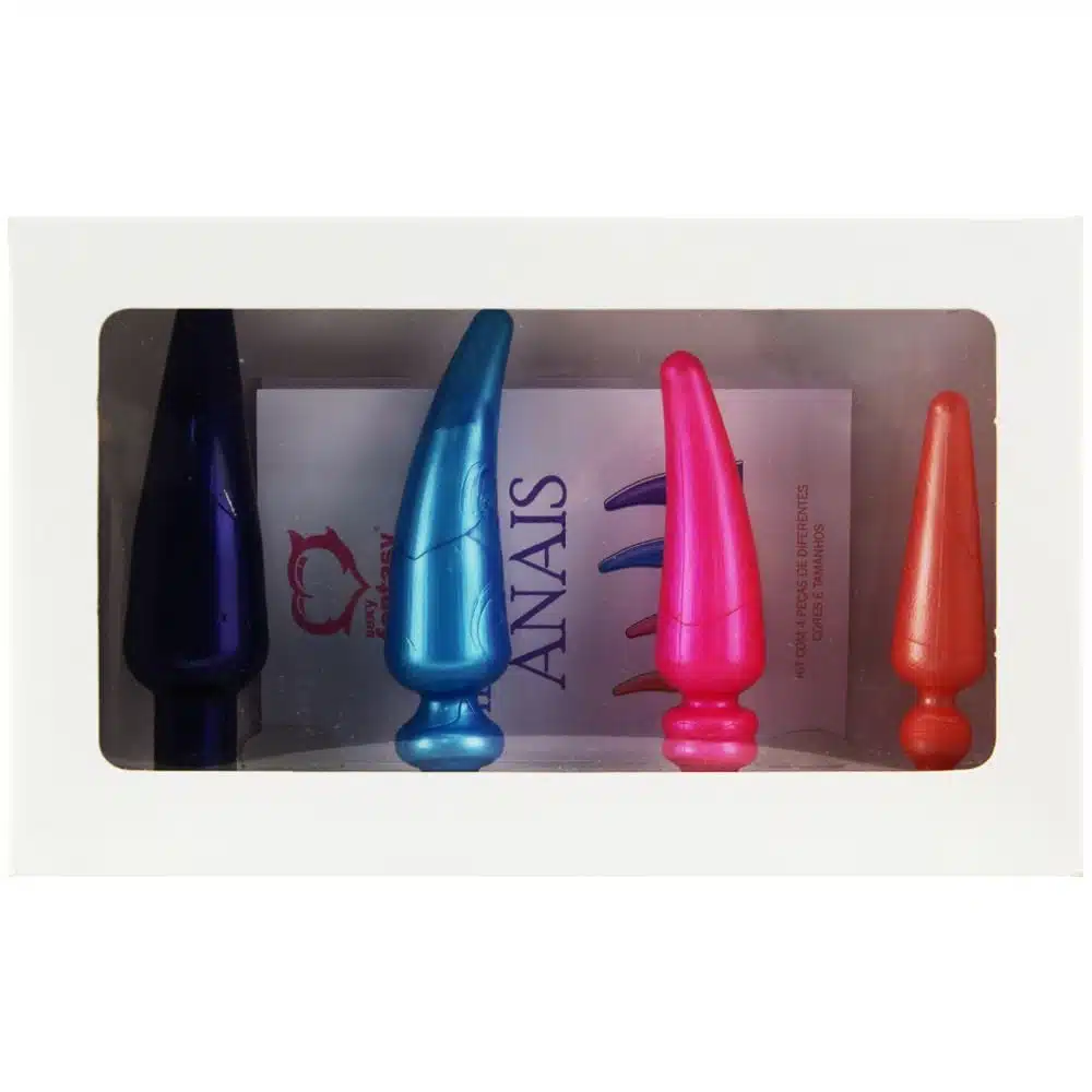 Dilatadores anais  kit de 4 dilatadores anais com cores e tamanhos diferentes feito em laprene gelfex  Sexy fantasy  Imagem 4