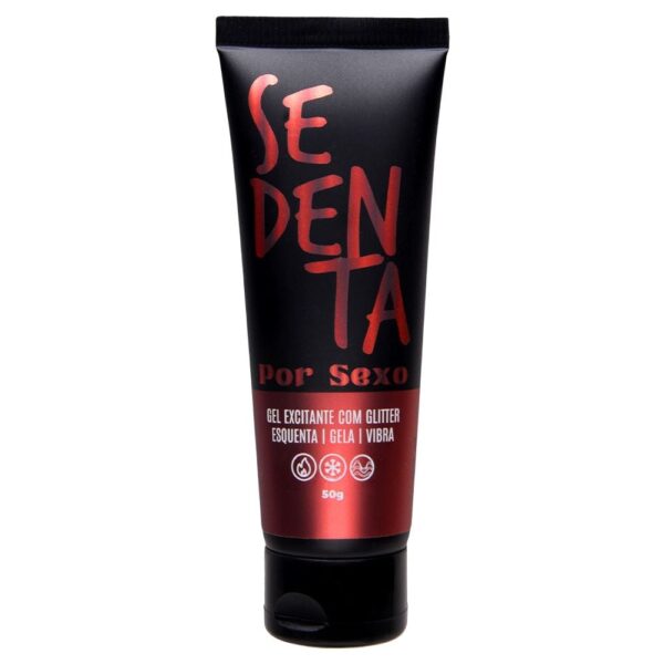 Sedenta por sexo gel comestível com glitter 50g Pepper Blend