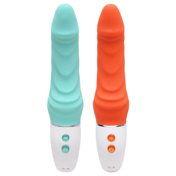 Vibrador de ponto g em silicone com glande, recarregável e 9 modos de vibração - S-hande Tornado - Image 2