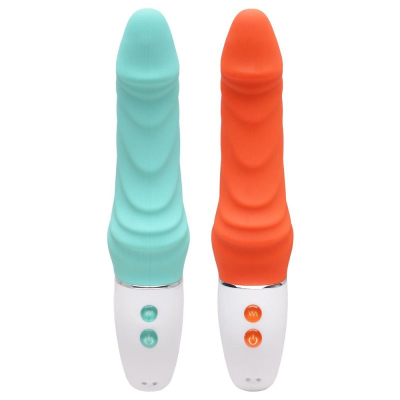 Vibrador de ponto g em silicone com glande, recarregável e 9 modos de vibração - S-hande Tornado - Imagem 2