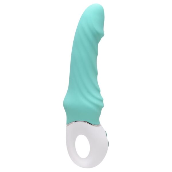 Vibrador de ponto g em silicone com glande, recarregável e 9 modos de vibração - S-hande Tornado - Image 13