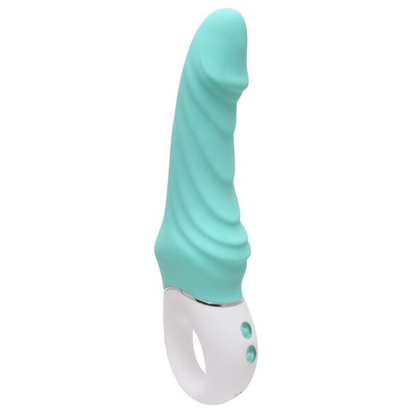 Vibrador de ponto g em silicone com glande, recarregável e 9 modos de vibração - S-hande Tornado - Image 11