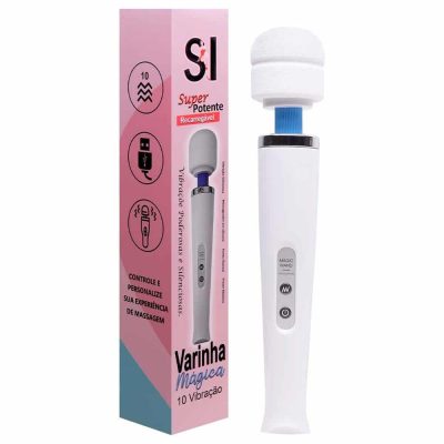 Vibrador Varinha Mágica Recarregável com 10 níveis de vibração 32Cm 23 15233897253 16987537814402 zoom