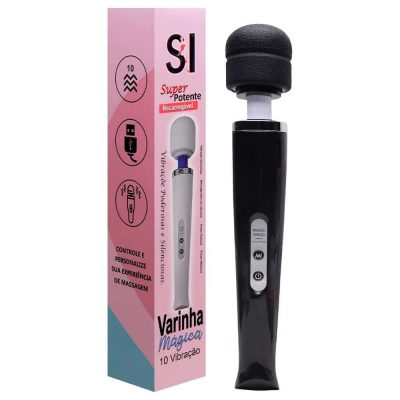 Vibrador Varinha Mágica Recarregável com 10 níveis de vibração 32Cm 21 15233898599 16987537324284 zoom