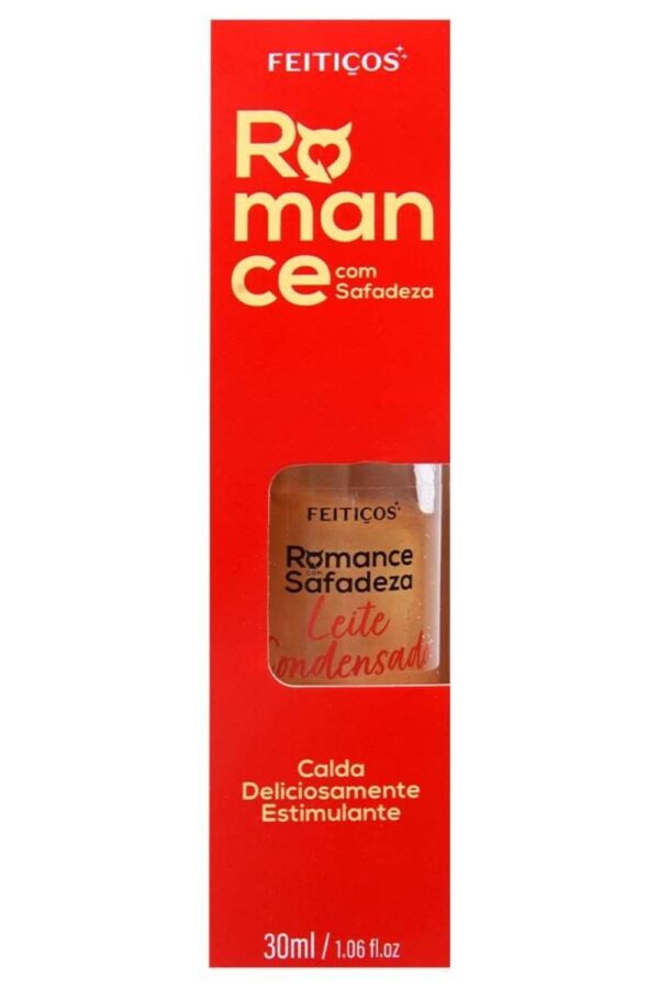 Romance Com Safadeza Leite condensado calda Estimulante Beijável com Aquecimento 30Ml Feitiços - Image 4