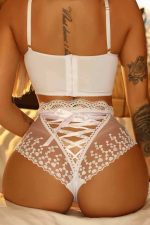 Mini Corselete Le Blanc Com Lacradora - Segredo Lacrado - Imagem 3