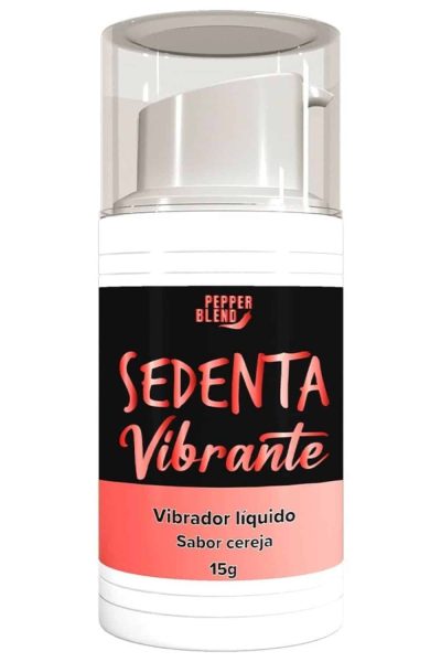 Sedenta vibrante gel comestivel sabor cereja 15g pepper blend 3 15291817235 sedenta vibrante gel comestivel sabor cereja 15g pepper blend 02
